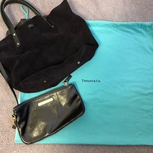 Tiffany Reversible Tote in Brown/Bronze